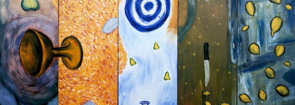 Curro González: Sin Título (1986). Óleo sobre lienzo (114 x 250 cm)