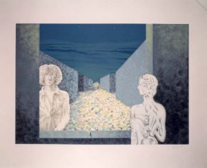 Fernando Verdugo. Sin título: Serigrafía (50 x 65 cm. papel) (35 x 50 cm. plancha)