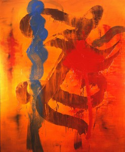 José Manuel Broto: Zaragoza nº 88022 (1988). Acrílico sobre lienzo (195 x 160 cm)